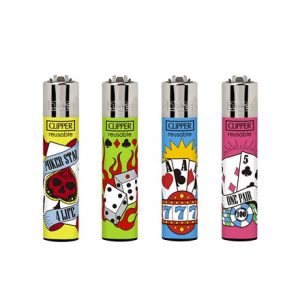 CLIPPER PRINTED FLINT - POKER GAMES 1 -