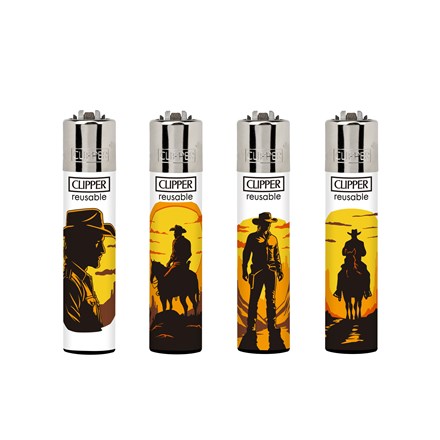 CLIPPER PRINTED FLINT - COWBOY LIFE 1 -