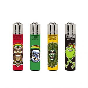 CLIPPER PRINTED FLINT - RASTA ANIMALS C -