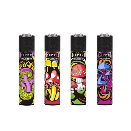 CLIPPER PRINTED FLINT - MUSHROOMS -