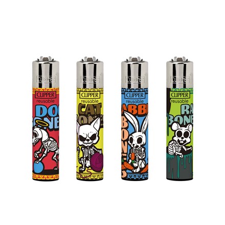 CLIPPER PRINTED FLINT - DEATH ANIMALS 1 -