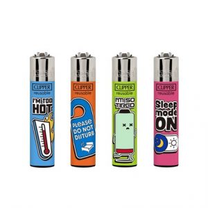 CLIPPER PRINTED FLINT - TREND SENTENCES 2  - 48 PK