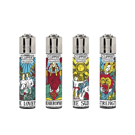 CLIPPER PRINTED FLINT - TAROT CARDS -