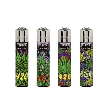 CLIPPER PRINTED FLINT - WEED LEAF -