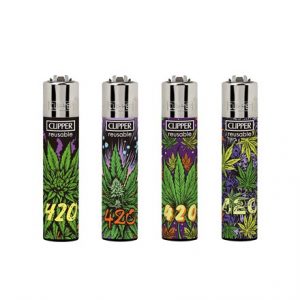 CLIPPER PRINTED FLINT - WEED LEAF -