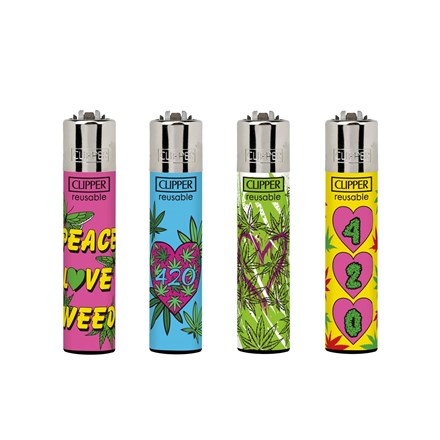 CLIPPER PRINTED FLINT - WEED LOVE -
