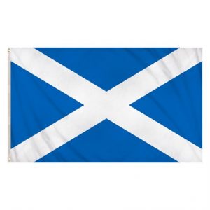SCOTLAND ST ANDREW'S CROSS FLAG(5FT X 3FT)