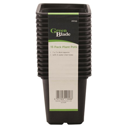 GREEN BLADE - 7CM PLANT POTS -