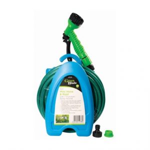 10M MINI HOSE AND REEL WITH 7 FUNCTION SPRAY NO