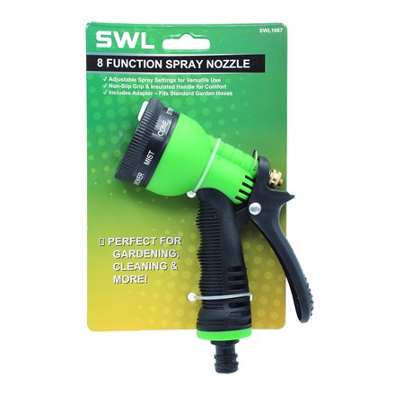 SWL - 8 FUNCTION SPRAY HOZE NOZZLE