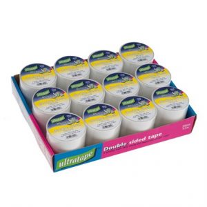 ULTRATAPE - SMALL DOUBLE SIDED TAPE IN TRAY - 50MM
