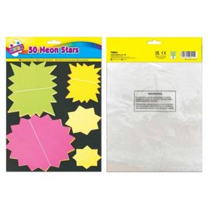 ARTBOX - ASSORTED NEON STARS -