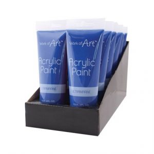 WORK OF ART - BLUE ACRYLIC PAINT - 120ML