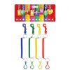 SPIRAL KEYRING WITH HOOK