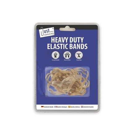 JUST STATIONERY - HEAVY DUTY ELASTIC BANDS