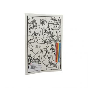 MEDIUM COLOURING BOARD - PRINCESS CASTLE