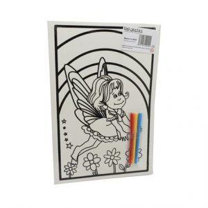 MEDIUM COLOURING BOARD - RAINBOW FAIRY