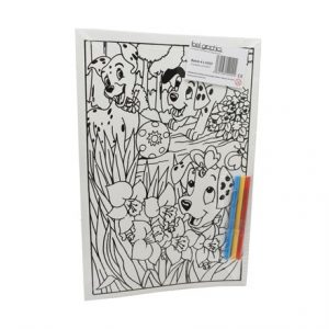 MEDIUM COLOURING BOARD - DALMATIONS