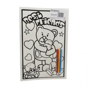 MEDIUM COLOURING BOARD - LITTLE TED BEST FRIENDS