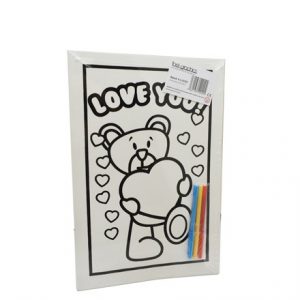 MEDIUM COLOURING BOARD - LITTLE TED LOVE YOU!
