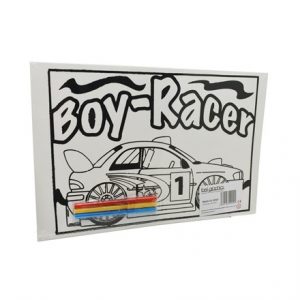 MEDIUM COLOURING BOARD - BOY RACER 1