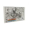 MEDIUM COLOURING BOARD - ROCKET BIKE
