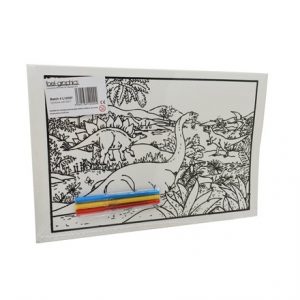 MEDIUM COLOURING BOARD - DINOSAURS 1
