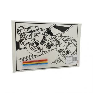 MEDIUM COLOURING BOARD - SUPERBIKES