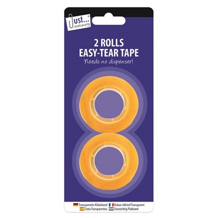 JUST STATIONERY - 18MM EASY TEAR TAPE -