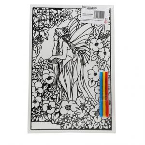 MEDIUM COLOURING BOARD - WILD FAIRY 1