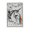 MEDIUM COLOURING BOARD - UNICORN HEART