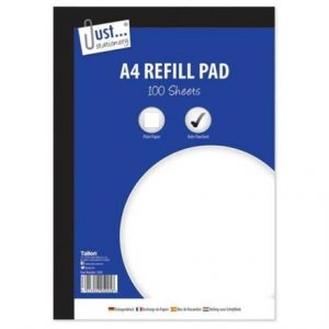A4 REFILL PAD - PLAIN PAPER - 100 SHEETS