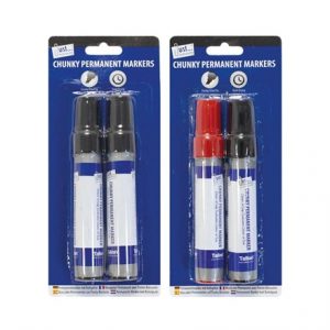 TALLON - 2 JUMBO PERMANENT MARKERS - 2ASST