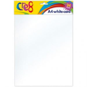 A4 WHITE CARD 24 SHEETS