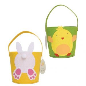 LARGE EASTER FELT BUCKET