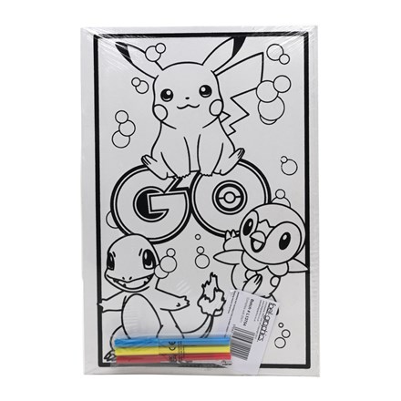 MEDIUM COLOURING BOARD - POCKET MONSTERS