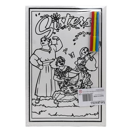 MEDIUM COLOURING BOARD - SISTERS