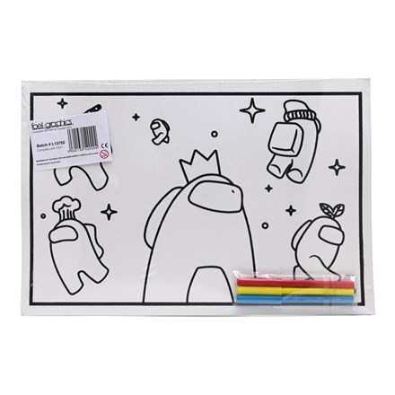 MEDIUM COLOURING BOARD - AMONG