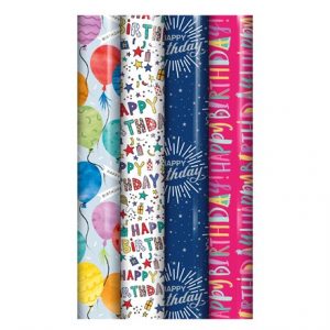 2.5M HAPPY BIRTHDAY GIFTWRAP ROLL