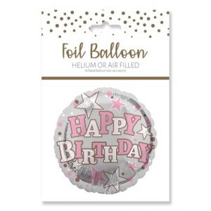 HAPPY BIRTHDAY FEMALE FOIL BALLOON 18"/45.7CM