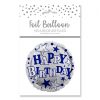 HAPPY BIRTHDAY MALE FOIL BALLOON 18"/45.7CM