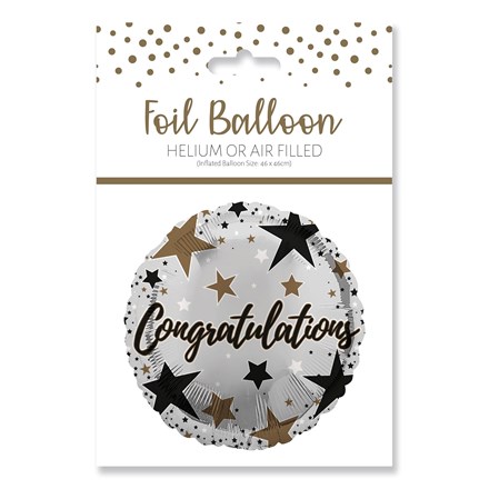 CONGRATULATIONS FOIL BALLOON 18"/45.7CM