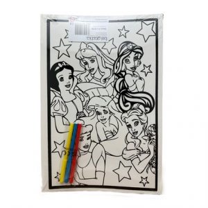 MEDIUM COLOURING BOARD - PRINCESS 6