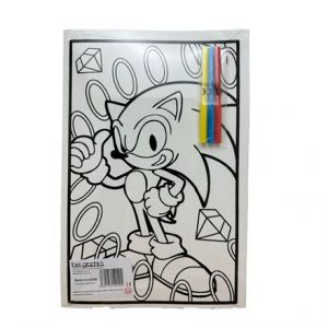 MEDIUM COLOURING BOARD - HEDGEHOG