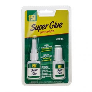151 - SUPER GLUE TWIN PACK 2X5G