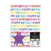 BIRTHDAY 2 SHEETS 2 TAGS GIFTWRAP