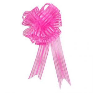 BABY PINK ORGANZA PULL BOW