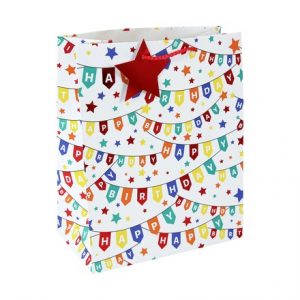 BIRTHDAY BANNERS MEDIUM BAG