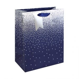 NAVY OMBRE LARGE BAG