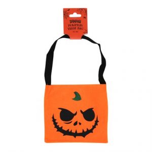 HALLOWEEN PUMPKIN FELT BAG